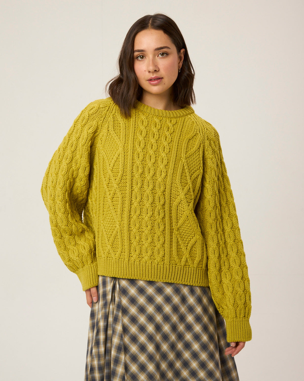 Beckett Cable Knit Crew Jumper