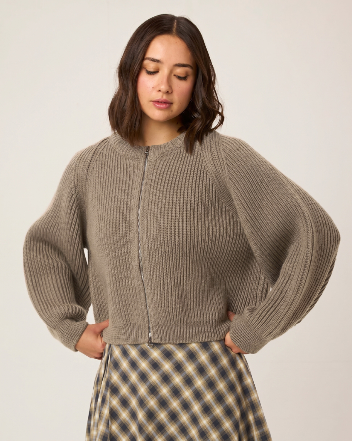Beckett Zip Through Cardigan