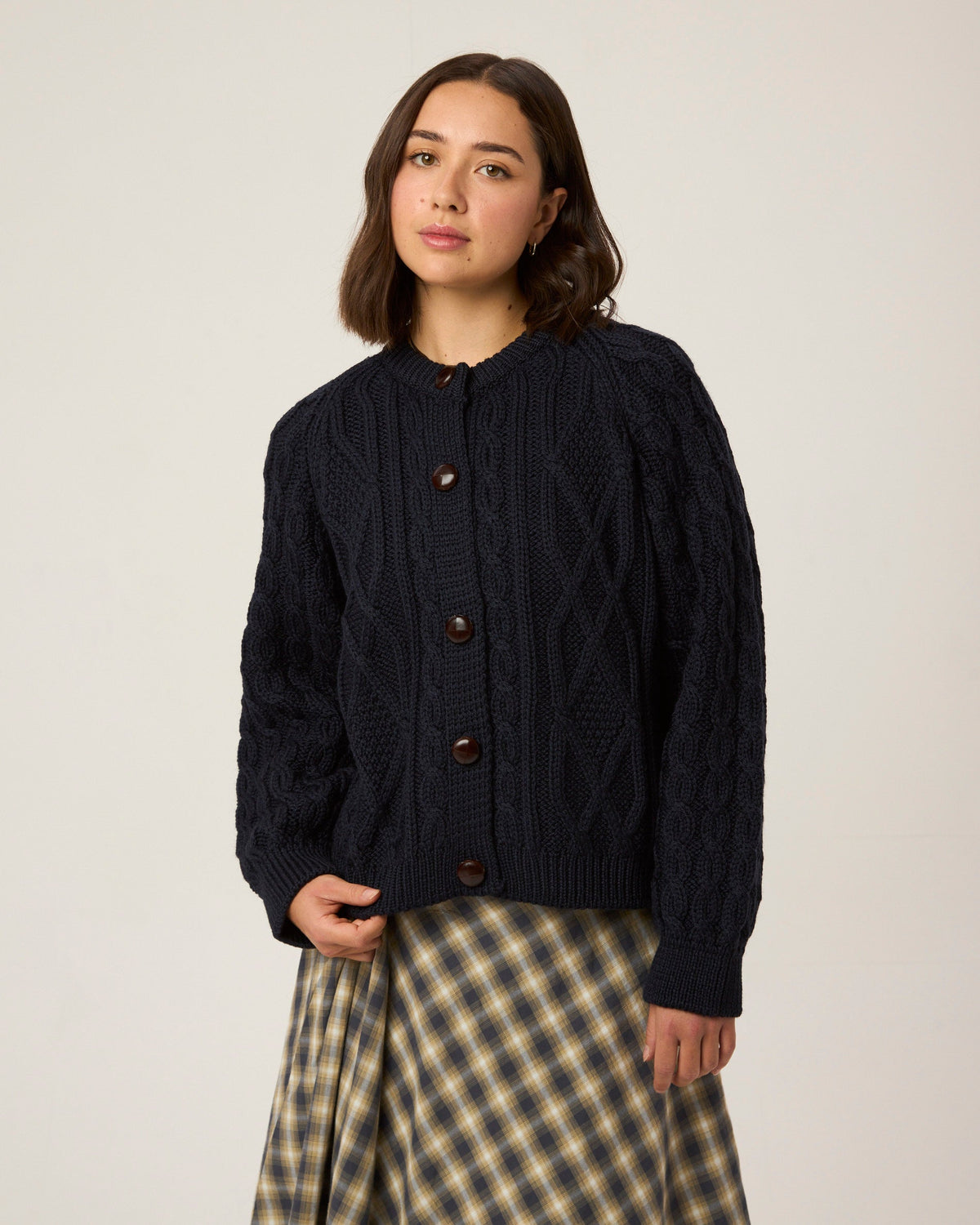Beckett Cable Knit Cardigan