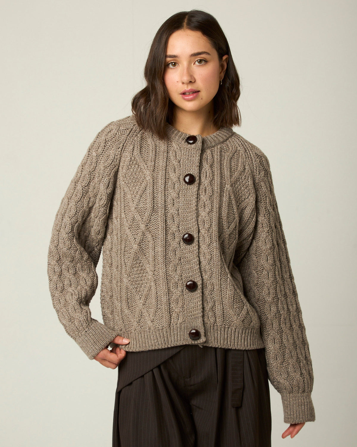 Beckett Cable Knit Cardigan